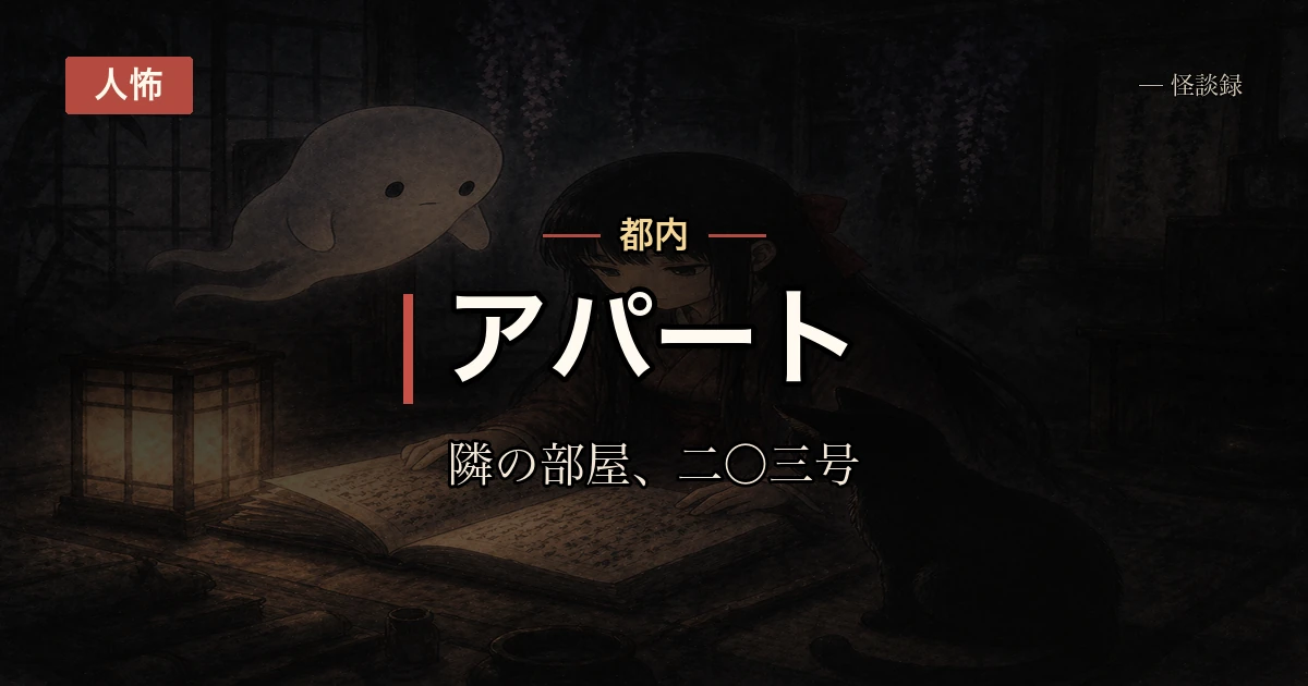 うちのアパートの女の子の話なんですけど
