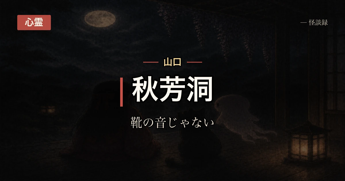 秋芳洞の閉洞間際、後ろからついてくる足音が靴の音じゃなかった話