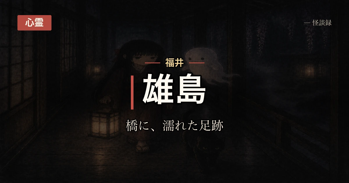 雄島を反時計回りに歩いた帰り、乾いた橋に濡れた足跡がついてきた話